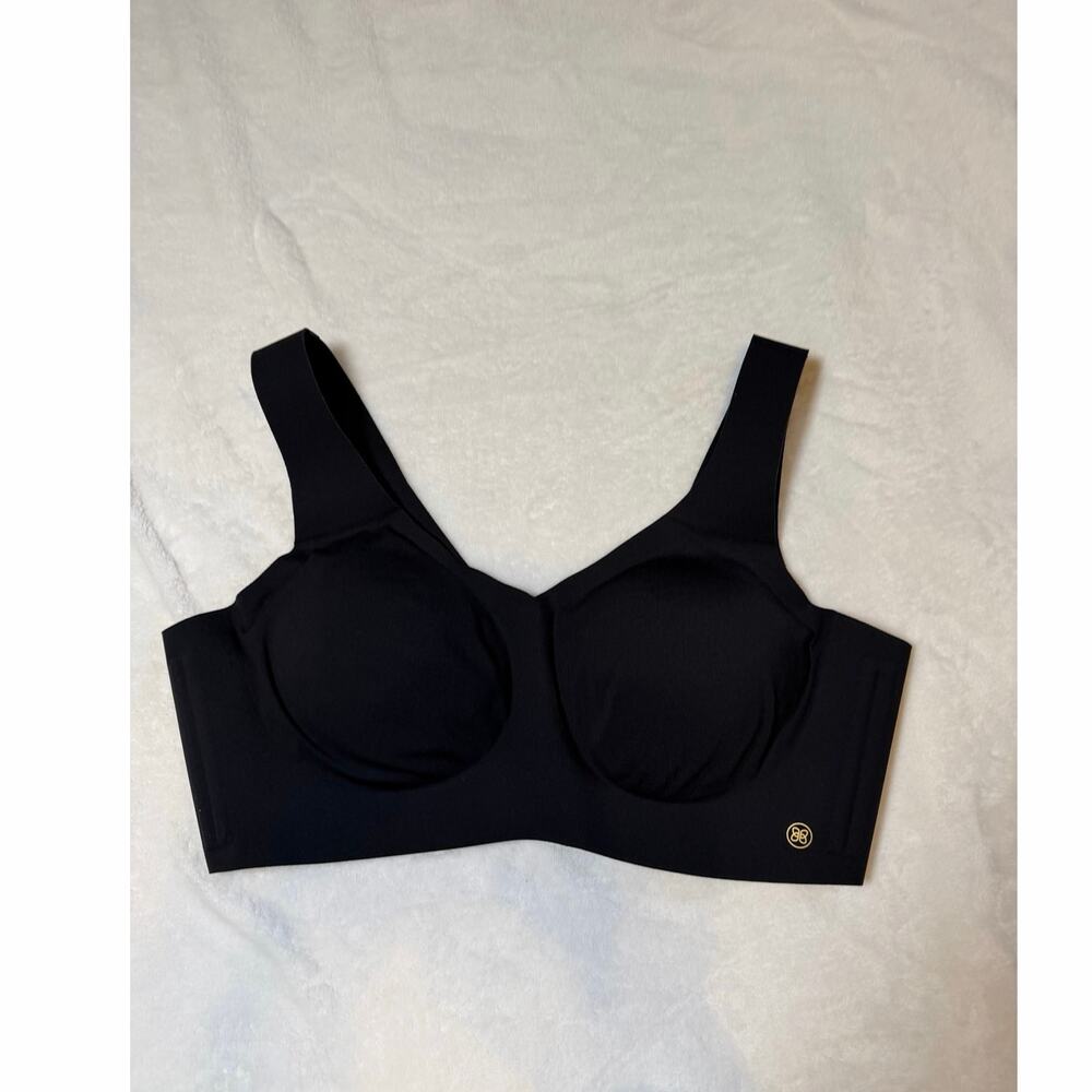 Honeylove V-Neck Wireless Bra Black NWOT Medium Support Slimming XL